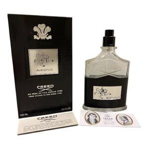 EMPTY BOTTLE 3.3 fl oz Creed Aventus + Original Box & inserts
